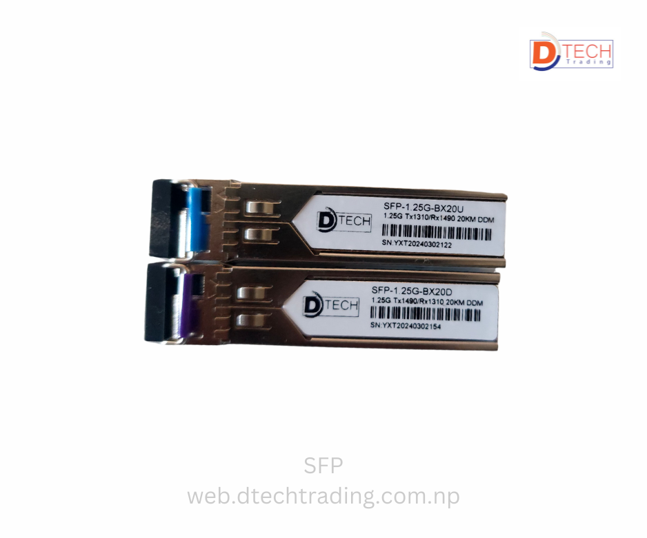 SFP 1.25G BIDI, TX1490nm/RX1310nm, 20km LC, DDM